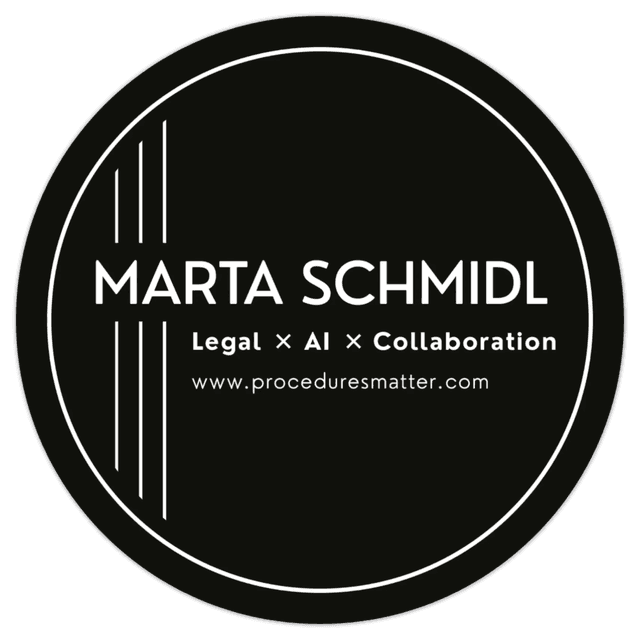 Marta Schmidl — Legal × AI × Collaboration